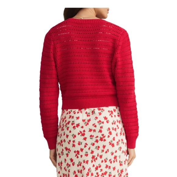 Z Supply Women's Vibrant Red Cardigan - Picture 2 of 10